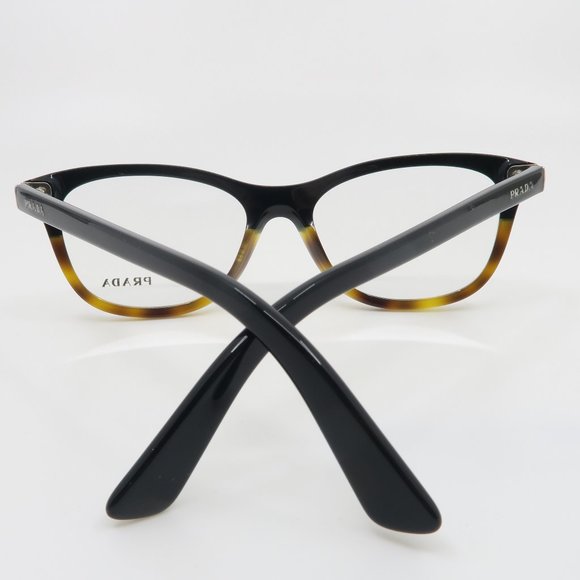 Prada VPR 05R TKA-1O1 53mm Cat Eye Black & Havana - Picture 5 of 5